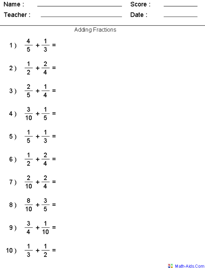 adding-and-subtracting-fractions-with-unlike-denominators-worksheet